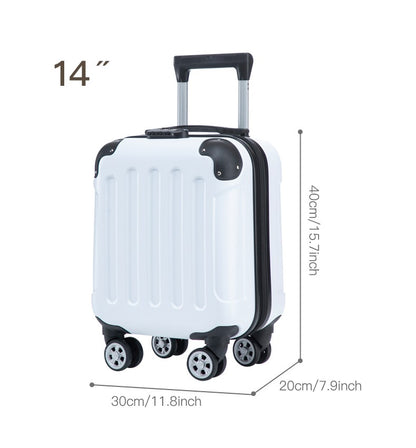 14 inch luggage rack roller luggage large capacity toolbox essential travel suitcase for business travel suitcase suitcase