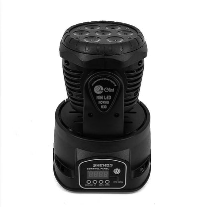 SHEHDS 1pcs LED 7x12W  Par Light 7x18W RGBWA+UV Moving Head Light Wash DMX 512  DJ Dicso Nightclub Party Christmas Audience