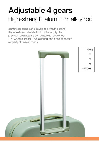 Mixi Puristic Design Travel Luggage Rolling Wheel Hardside Women Suitcase Men Trolley Case 16 20 Carry On/Big 22 24 26 28 Inch