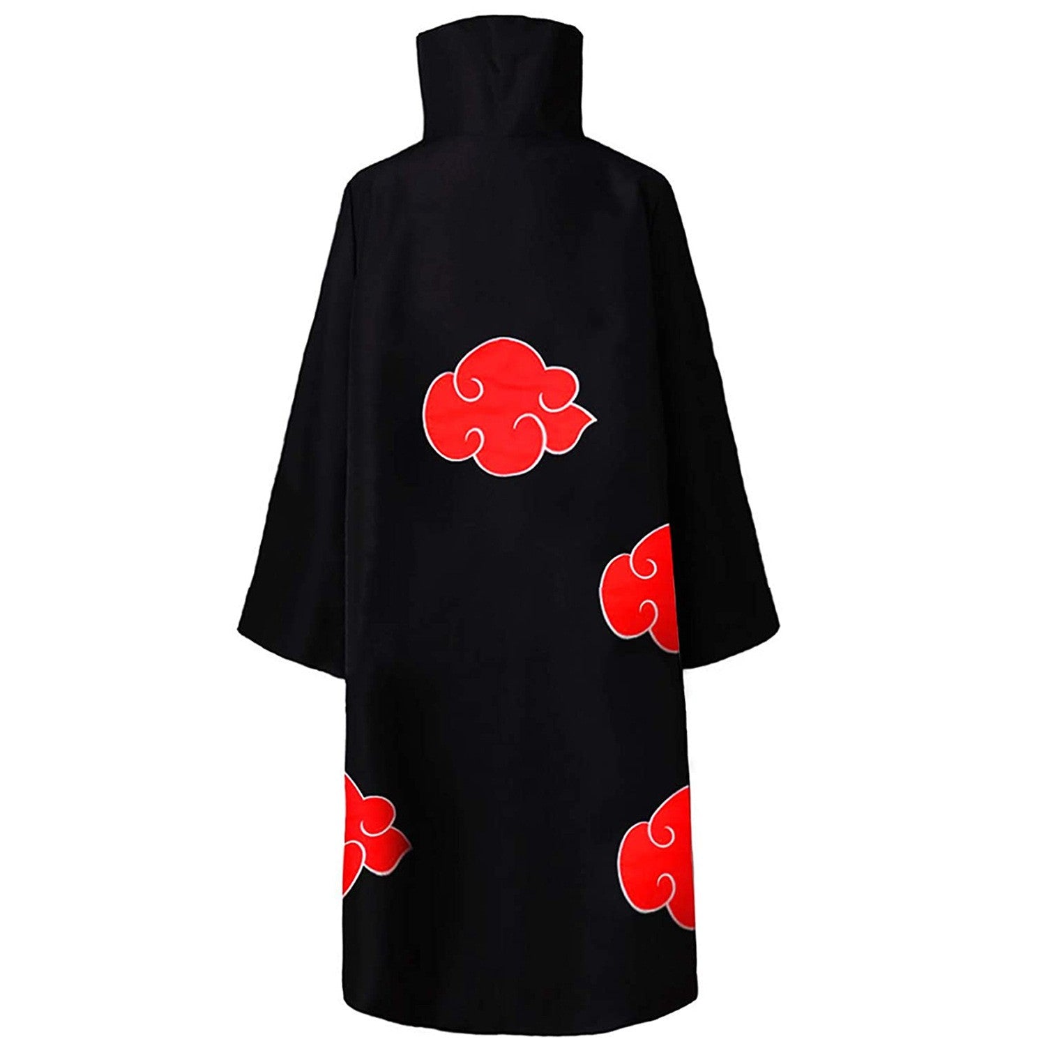 AnimeNinja Cosplay  Akatsuki Cosplay Ninja Costume Uchiha Itachi Red Cloud Cloak Robe Cloak Headband Props Halloween Clothe