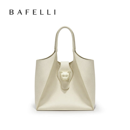 BAFELLI 2025 WOMEN'S HANDBAG TOTE TRAVEL BAGS GENUINE LEATHER CASUAL FASHION LUXURY BRAND UNISEX PURSE BUSINESS STYLISH DESIGNER