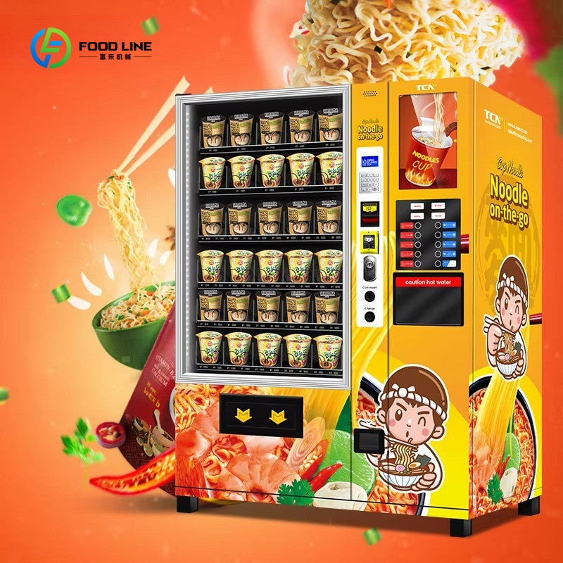 Vending Machine New Style Instant Ramen and Cup Noodle Vending.Machine With Hot Water