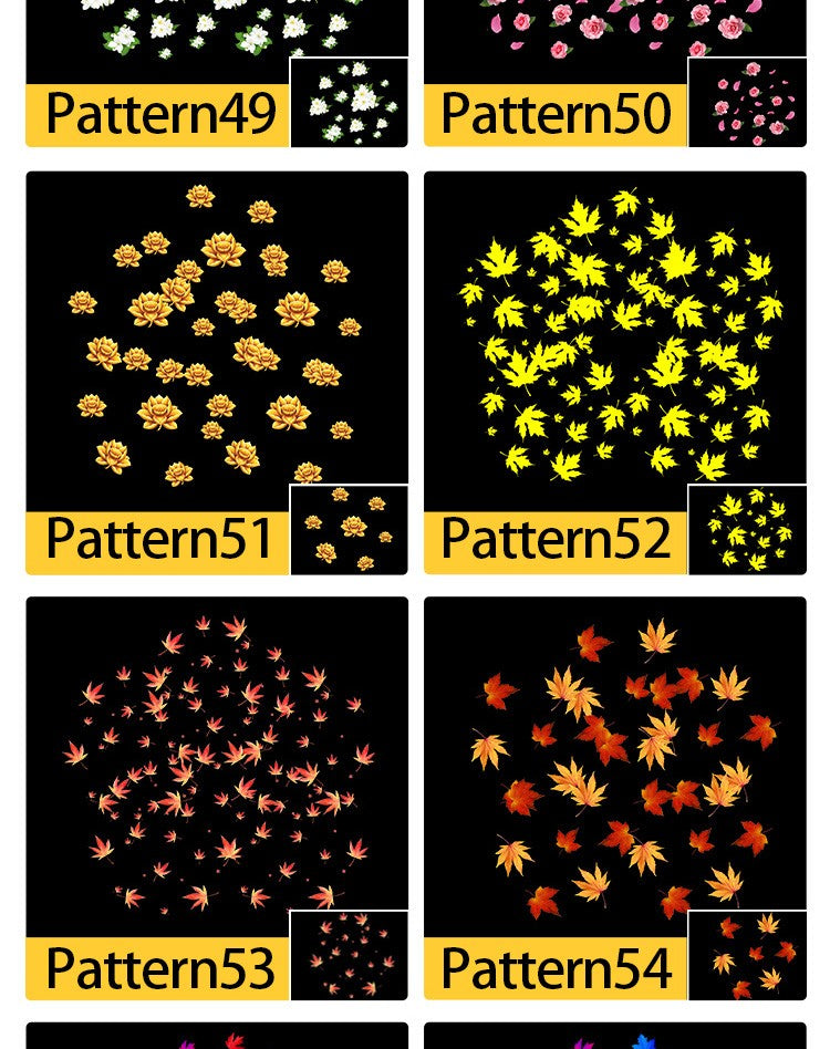 Outdoor Waterproof Custom Goldfish Cloud Pattern Dynamic Fish Light Creative Projection Lighting for Garden
