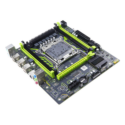 MOUGOL X99 Gaming Motherboard Set with Intel Xeon E5 2650 V4 & DDR4 16G*1 2133MHz Dual Channel RAM M.2 NVME for Desktop Host