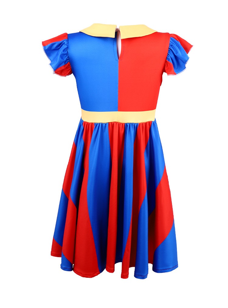 The Amazing Digital Freak Circus Pomni Cosplay Costume Kids Adults Caine Kinger Jumpsuit Tight Fitting Outfit Halloween Costumes