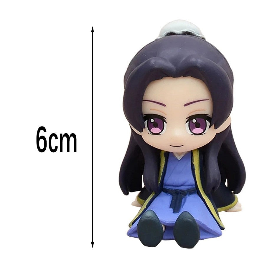 The Apothecary Diaries Maomao Jinshi Mini Figura Anime Periféricos Kawaii Brinquedos Sentados Enfeites de Carro de Mesa Modelo Presentes de Natal