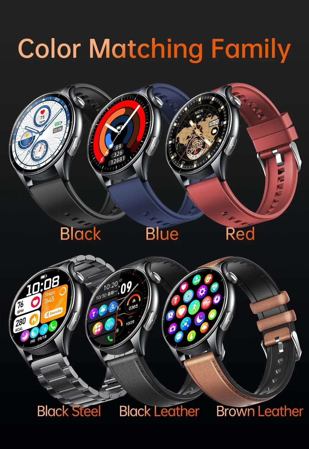 XIAOMI 704505 Novo Smartwatch ECG+PPG Preciso Ácido Úrico Lipídios Pressão Análise Corporal Smartwatch Masculino Chamada BT NFC
