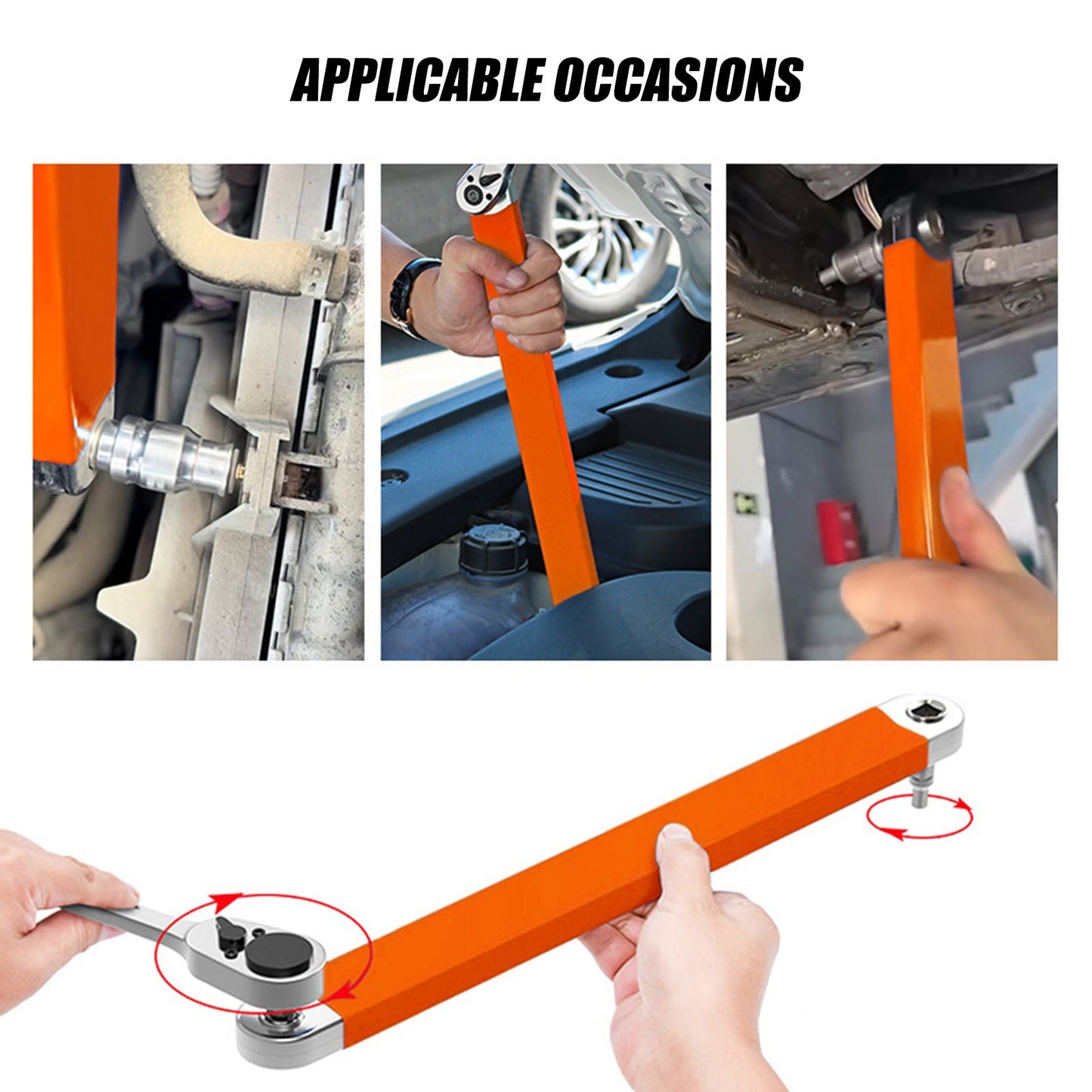 Chave de Catraca Profissional Ferramenta de Reparo Doméstico Multifuncional Chave de Catraca Para Ferramentas de Refrigeração de Ar MIAO-US