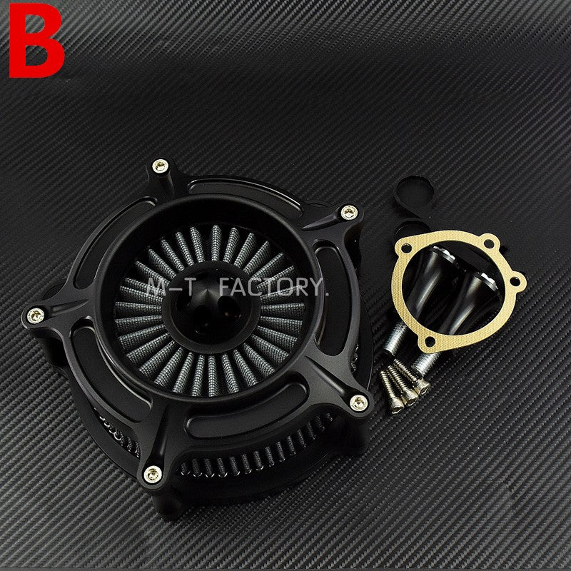Black Spike Air Cleaner Intake Filter For Harley Sportster XL 883 Dyna V-Rod Softail Fat Boy Touring Ultra FLHR FLHX FLSTNSE