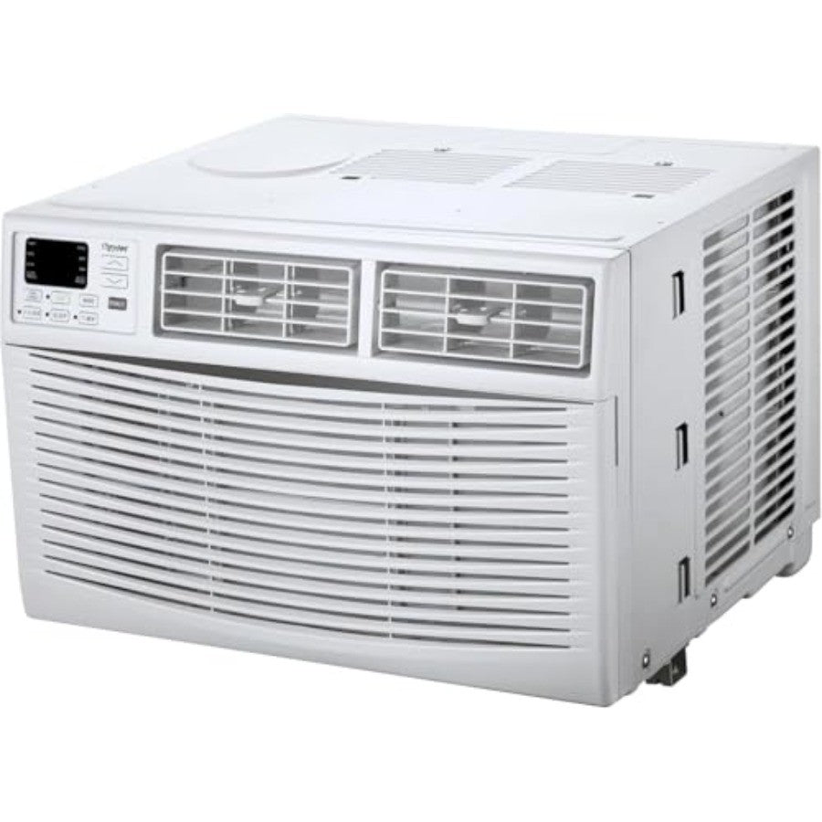 Ar-Condicionado de Janela 8.000 BTUs para Ambientes de Até 32,5 m². Possui Operação Silenciosa, Modos Ventilador, Resfriar e Desumidificar, Display Digital e Controle Remoto