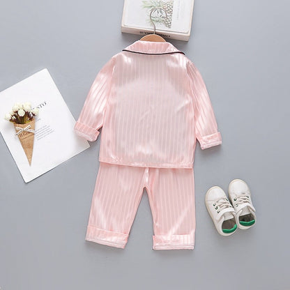Conjunto de Roupas de Bebê Primavera Outono Meninos Pijama Infantil Camisa Manga Longa Calça 2 Peças/Conjuntos Roupa de Dormir para Crianças Fantasia Infantil