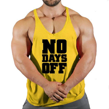 Summer Y Back Gym Stringer Tank Top Men Cotton Clothing Bodybuilding Sleeveless Shirt Fitness Vest Muscle Singlets Workout Tank
