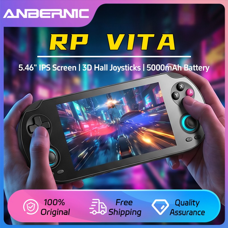 Anbernic RG VITA / RG VITA Pro Handheld Game Console RK3576 64-bit  Android 14 IPS Touchscreen 5000mAh Video Gaming Player