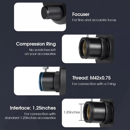 Telescópio Svbony MK105 OTA Portátil Design para Observações Lunares e Planetárias e Fotografia Maksutov Cassegrain MK105