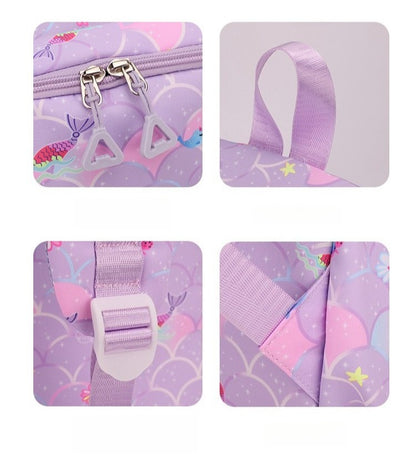 3pçs Mochilas K-pop Demon Hunters Desenho Animado Anime Escolar com Lancheira Mochilas Infantis Impermeáveis Presentes para Aluno