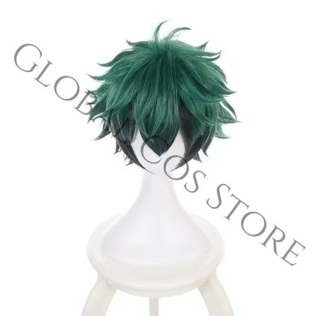 Anime Charecter Midoriya Izuku Green Suit Cosplay Costume Wig Hat Wig Full Set My Hero Academia Halloween Carnival Suit