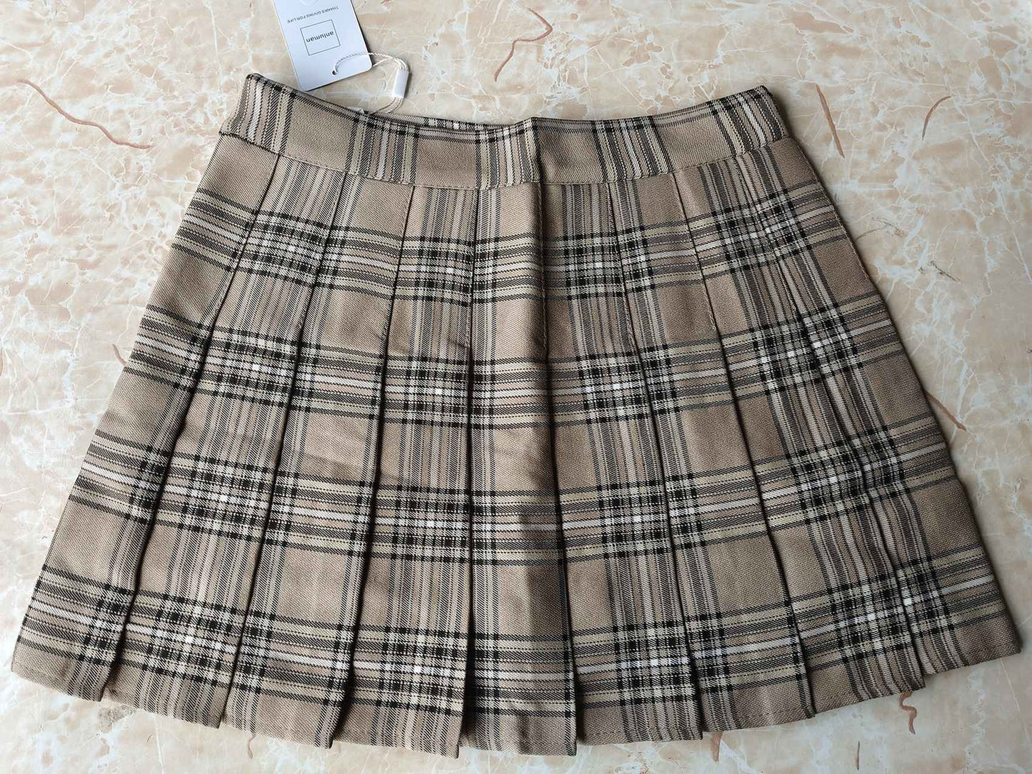Plaid Half Length Skirt Women's A-line Short Skirt High Waist Girl Skirt Ropa Mujer Mini Skirts Clothes for Women