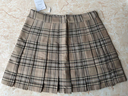 Plaid Half Length Skirt Women's A-line Short Skirt High Waist Girl Skirt Ropa Mujer Mini Skirts Clothes for Women