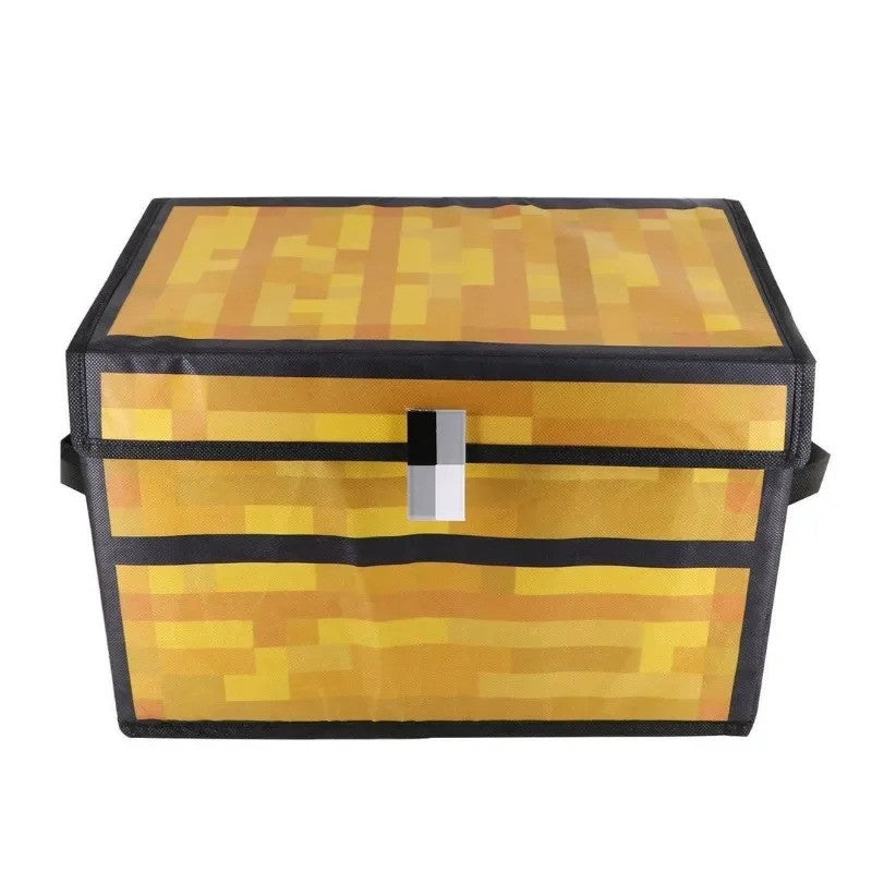 MineCraftion Chest Storage Box Large Capacity Foldable Clothes Blanket Quilt Dustproof Organizer Game Funny Home Decoration Box