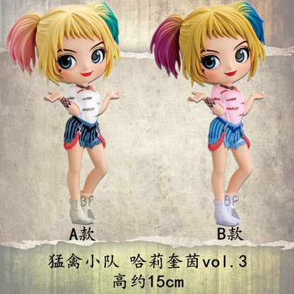 Bandai Autêntico Qposket Dc Hero Arlequina Coringa Mulher Maravilha Supergirl Boutique Modelo Artesanal Presentes Periféricos Colecionar Brinquedos
