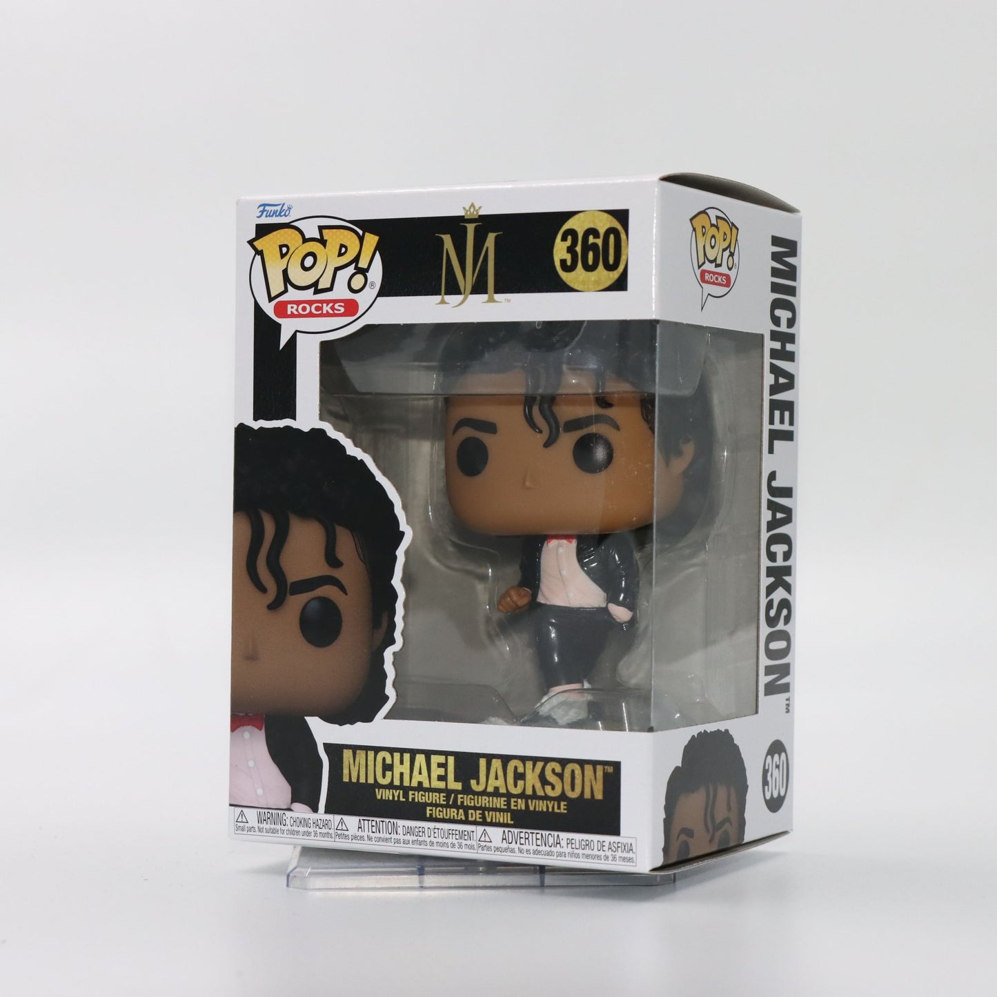 Original Funko Pop Michael Jackson Rocks #360 Action Vinyl Figure Figurine Doll Model Toy Gift for Fans Collection Statue Decor