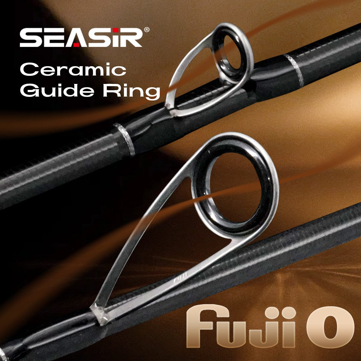 Vara de Pesca para Spining e Casting Seasir Salminus XF M/MH, Passadores FUJI O, 1,83M, Arrasto 7-9KG, 4 Partes, Alta Potência, Vara de Viagem Versátil