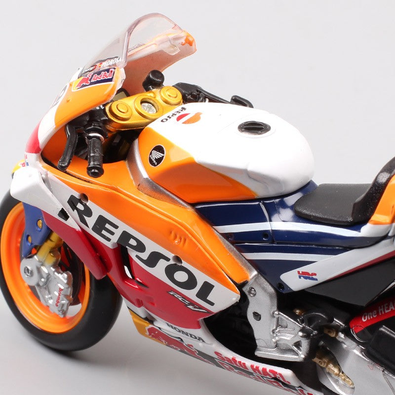 Crianças 1/18 Maisto Honda RC213V Repsol #26 Dani Pedrosa 2018 GP Modelo de Moto de Corrida Brinquedo Miniaturas Colecionáveis