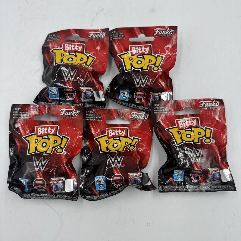 Wrestle Mania Wwe Funko Caixa Surpresa Dwayne Johnson Steve Austin Mini Boneco de Ação Modelo Caixa Mistério de Surpresa Decoração de Mesa