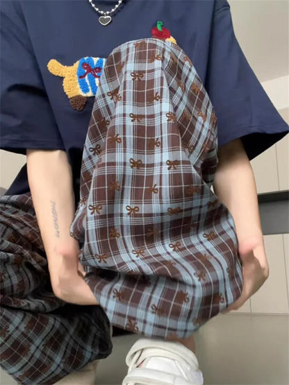 2025 Korean High-Grade Bow Pants Women Spring Autumn Comfortable High Waist Casual Slimming Long Pants Home Walking Pajama Pants