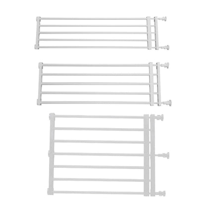 Portão Retrátil Portátil para Cães Proteção Ajustável Cerca Barreira para Bebês Portão de Escada para Pátio Gramado Jardim Escadas Porta