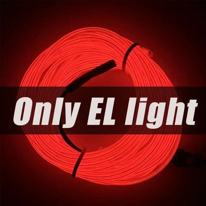 1M/3M/5M Flexible Neon Light Ball Dress Decoration Light EL Luminous Cable Party DIY Atmosphere Light Waterproof LED Strip