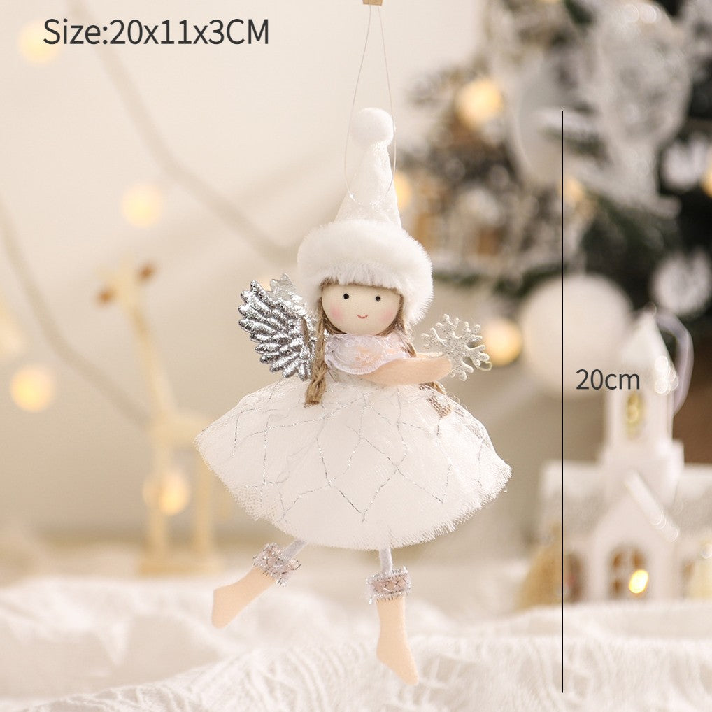 New Year 2024 Christmas Angel Dolls Xmas Tree Pendant Ornaments Navidad 2022 Christmas Decoration for Home Natal Gifts Noel Deco