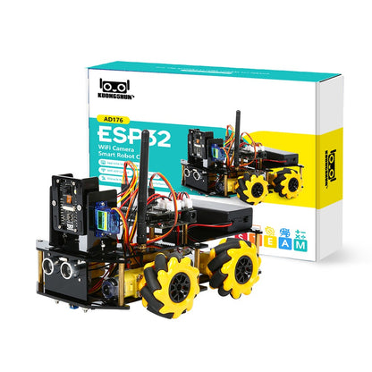 ESP32 Smart Robot Car Kit Carro de Controle Remoto para Projeto de Programação Arduino Kit de Codificação Científica de Educação STEM