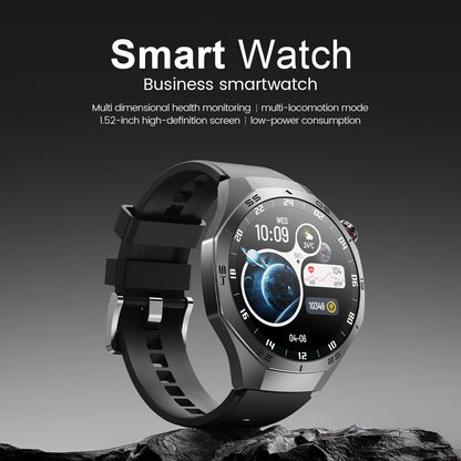 Smartwatch GUHUAVMI GT5 Pro 2025 Masculino com Tela HD AMOLED, GPS, Monitor de Trajetória de Movimento, Frequência Cardíaca, Chamada Bluetooth e 1.52", IP68