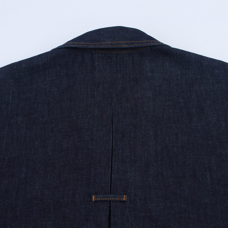 XNWMNZ 2025 Summer Woman's Casual Commuting Long Sleeve Denim Long Sleeve Top Simple Lady Blue Turn-down Collar Fashion Shirt