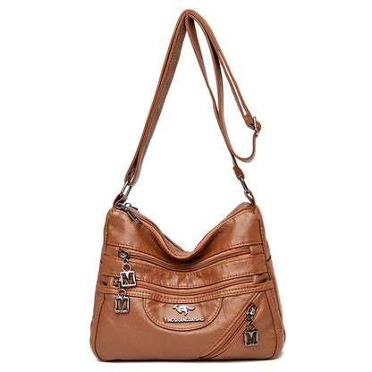 High Quality Soft Leather Luxury Purses and Handbags Women's Bag Designer Multi-pocket Crossbody Shoulder Bag for Women 2024 Sac