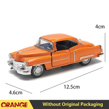 1:32 Alloy Diecast Mustang GT Classic Vintage Car Model Pull Back Car Miniature Vehicle Replica For Collection Gift for Kid