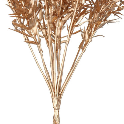 Simulation Flower Christmas Ornament Home Decorations Christmas Artificial Flower Simulation Leaf Artificial Plant Gold Silver