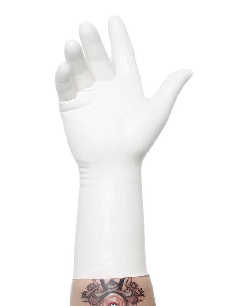 men Latex Gloves rubber socks  rubber Black Short  Gloves   Unisex Seamless chlorine  One-time molding  wear