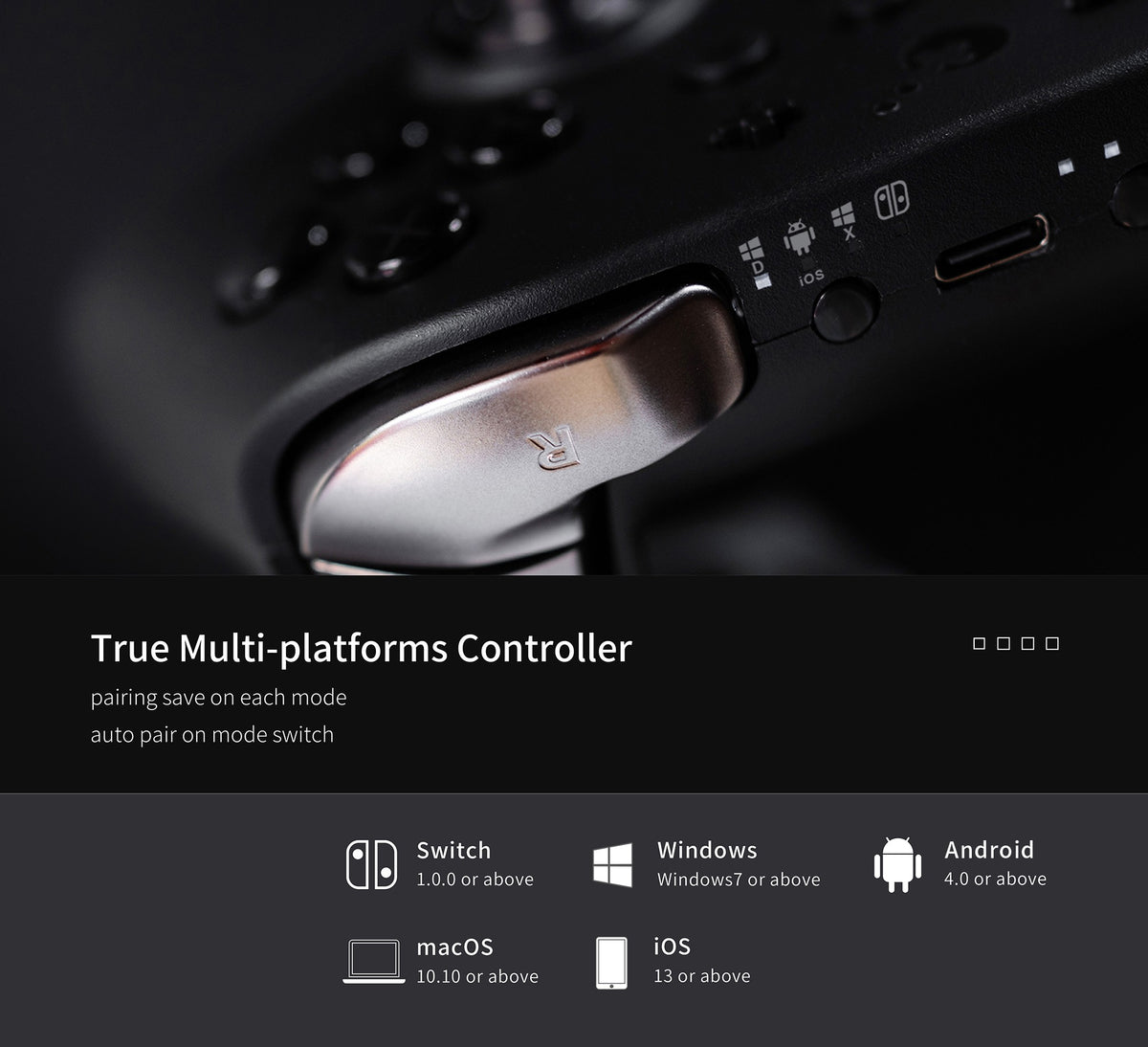 Ready Stock of GuliKit KingKong 2 Pro Controller GuliKit KingKong 2 Pro Gamepad for Nintendo Switch Android Windows macOS iOS