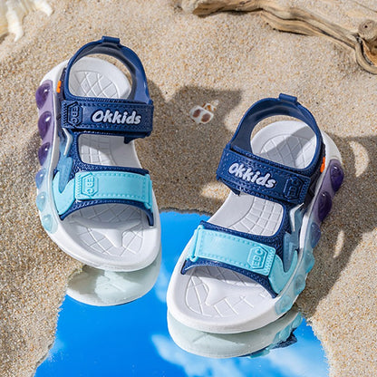 New Summer Children's Soft Soled Sandals Anti Slip Breathable For Boys And Girls Water Wading Baby Beach Sandals