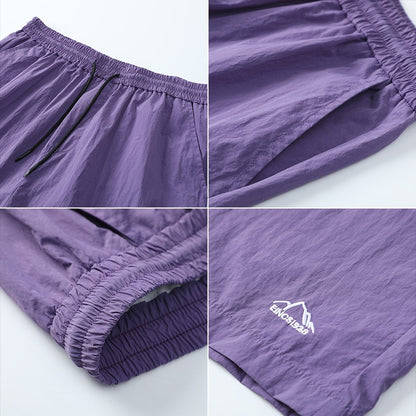 Men's Summer Embroidery Shorts Fashion Shorts Jogging Breathable Short Pants Male Shorts Casual Pants Simple Baggy Sports Shorts