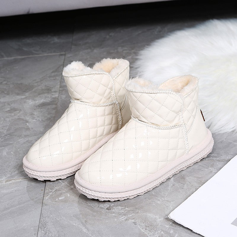 Women's snow boots winter warm plush boots women's  winter casual shoes women's ankle boots platform shoes