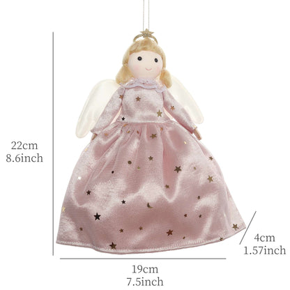 2024 New Year Gift Cute Christmas Angel Doll Xmas Tree Ornament Noel Deco Christmas Decoration for Home Natal Navidad 2023 Decor