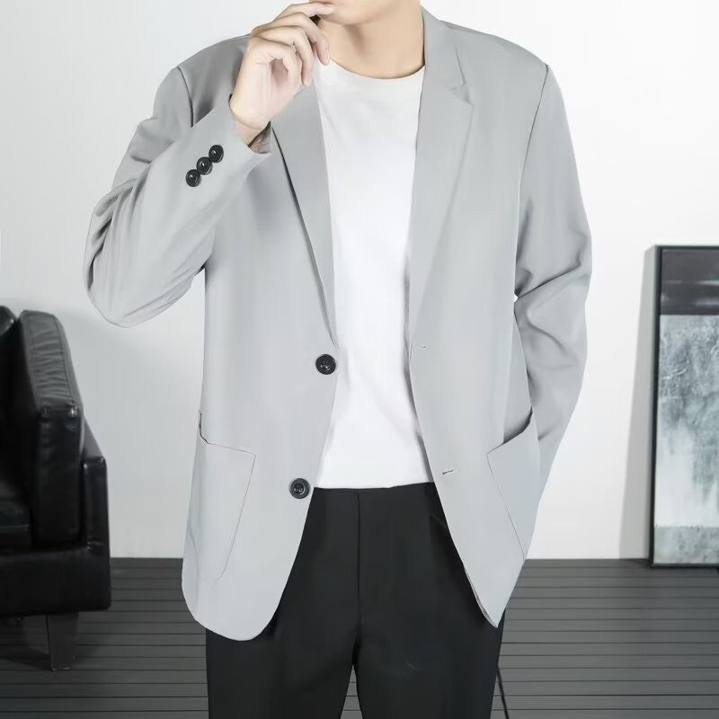 Spring Autumn Men Clothing Suit Jackets Korean Popular Clothes Men Men's Suits Sack Man Dress Male Coat Mens Blazzer Blaser Top