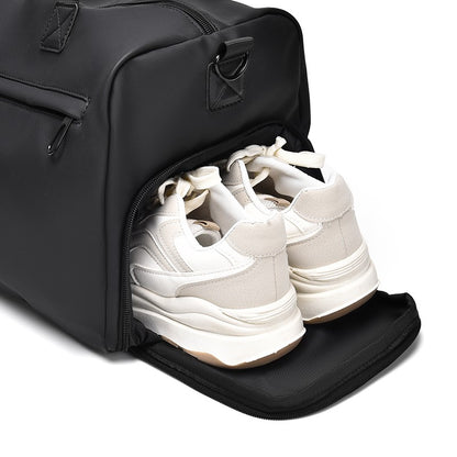 Black Adjustable Strap Crossbody Bag?Fitness bag?traveling bag?with Zipper Pockets  Ideal for Sports & Casual Outings