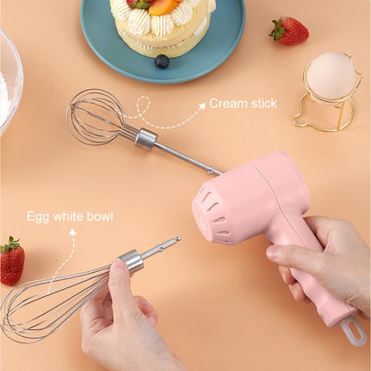 Mini Mixer Elétrico Portátil Sem Fio 3 Velocidades Liquidificador de Mão de Alta Potência Batedor de Massa Batedor de Ovos Ferramentas de Cozinha para Confeitaria