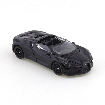 TSC 1:64 Bugatti Mistral Carro Esportivo Simulação Modelo em Miniatura de Liga Fundida Pequeno Carro de Coleção Ornamento Menino