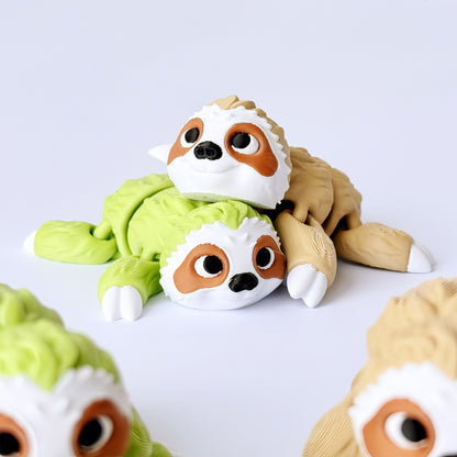 1/2/3 Pieces - 3D Printed Articulated Sloth and Koala Figurines, Indoor and Outdoor Desktop Decorations,  Christmas