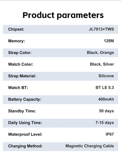 Chamada Bluetooth IP68 à Prova D'Água 2025 Novo Smartwatch 2 em 1 Atualizado com Fones de Ouvido Bluetooth TWS Para Homens e Mulheres Smartwatch Esportivo